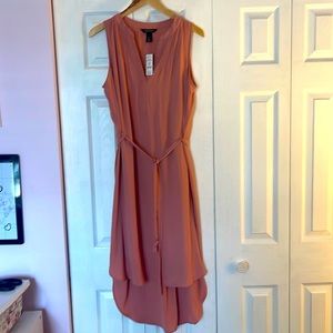 Whit House Black Market Rose Colored Dress Size L